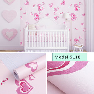 Rollo de <span class=keywords><strong>papel</strong></span> tapiz de Pvc para pared de dormitorio, decoración de habitación de bebé y niña, <span class=keywords><strong>papel</strong></span> tapiz adhesivo - Product Image 2