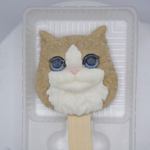 Crème glacée 3D aromatisée aux fruits en forme de chaton, de qualité alimentaire, en forme de hibou, pour célébrités d'Internet (OEM) - Product Image 4