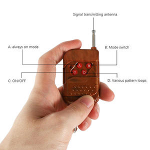 Nouvelle lampe stroboscopique 4-en-1 fine à 12 LED avec télécommande pour calandre de voiture, lumière d'avertissement d'urgence clignotante ambre, rouge, bleue - Product Image 2