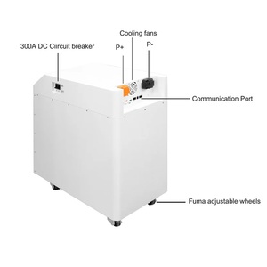 EEL - Paquete de Baterías Verticales de 32KWH con Interruptor y Fusible Integrados, Celdas LiFePO4 MB56 Integradas + BMS JK 300A + Refrigeración Activa por Aire - Product Image 6