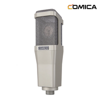 COMICA STM01 Microphone à condensateur XLR professionnel à montage antichoc pour l'enregistrement vocal en studio