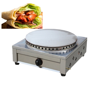 Machine à crêpes professionnelle à portion individuelle, rotative, avec plaque antiadhésive réglable, alimentée au gaz, pour usage commercial - Product Image 2