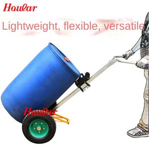 פלדה שמן ידני פלדה חבית משאית עם פה נשר ארבעה גלגל, מכונית משיכה טובה - Product Image 2