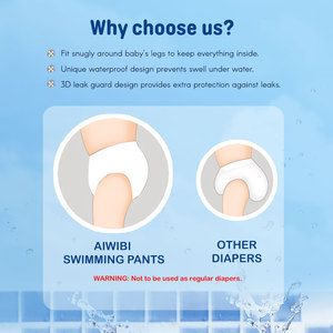 AIWIBI - Pantalones de Natación Desechables Ultra Suaves y Ajustables para Bebés, Traje de Baño para Niños, Muestra Gratuita, Lotes al por Mayor - Product Image 4