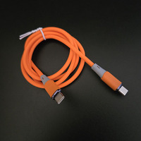 Câbles USB C vers USB C en silicone liquide super doux ignifuge, nouvelle version améliorée, toucher doux pour la peau du bébé