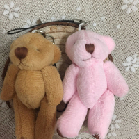Porte-clés en peluche à prix compétitif personnalisé ours en peluche jouet en peluche pour enfants cadeau de Noël