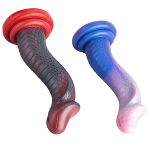 Dildo en forme <span class=keywords><strong>de</strong></span> <span class=keywords><strong>serpent</strong></span>, pénis artificiel avec ventouse pour femmes - Product Image 5