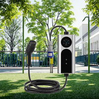Chargeur EV fiable 7kW 32A 230V, chargeur de voiture électrique Type 2 EVSE, chargeur domestique portable de niveau 2, Wifi/application mobile en option