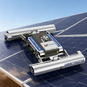 Robot de nettoyage photovoltaïque automatique, robot de nettoyage de panneaux solaires, prix du robot de nettoyage à brosse télécommandé pour photovoltaïque - Product Image 4