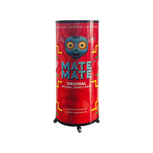 Mini-réfrigérateur portable rond personnalisé de haute qualité pour canettes, idéal pour l'intérieur et l'extérieur, parfait pour la promotion - Product Image 3
