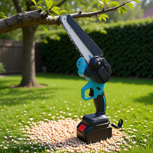 Electric Chainsaw, Cordless Portable <b>Power</b> Saw for Wood CuttingBattery Powered Chainsaw, Lightweight Garden Tree Trimming <b>Tool</b> - Product Image 3