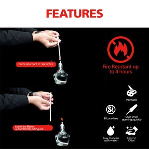 LaSeal Professional Supplier Intumescent <strong>Acoustic</strong> Acrylic Mastic Caulk Firestop <strong>Sealant</strong> Paintable Fire Rated Acrylic <strong>Sealant</strong> - Product Image 3