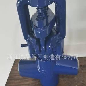 Vanne à boisseau stationnaire électrique J61Y-4064160320, haute température F1112Cr1MoV, ultra haute pression, soudée pour milieu aqueux - Product Image 3