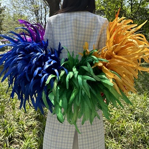 350 gram/2 yards Fluffy Rooster đuôi lông BOA chandelle BOA trang trí lông BOA cho trang phục lễ hội - Product Image 2