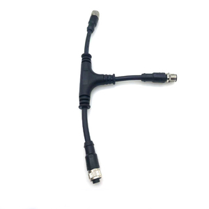 Câble de connexion trois voies M12T type T, série T, pour chauffage au sol LED, aviation médicale, nouvelle énergie, connecteur étanche - Product Image 2