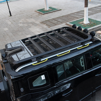 Plateforme de toit de type garde-corps haute résistance pour Byd Leopard Ti7, en alliage d'aluminium anticorrosion, installation non destructive