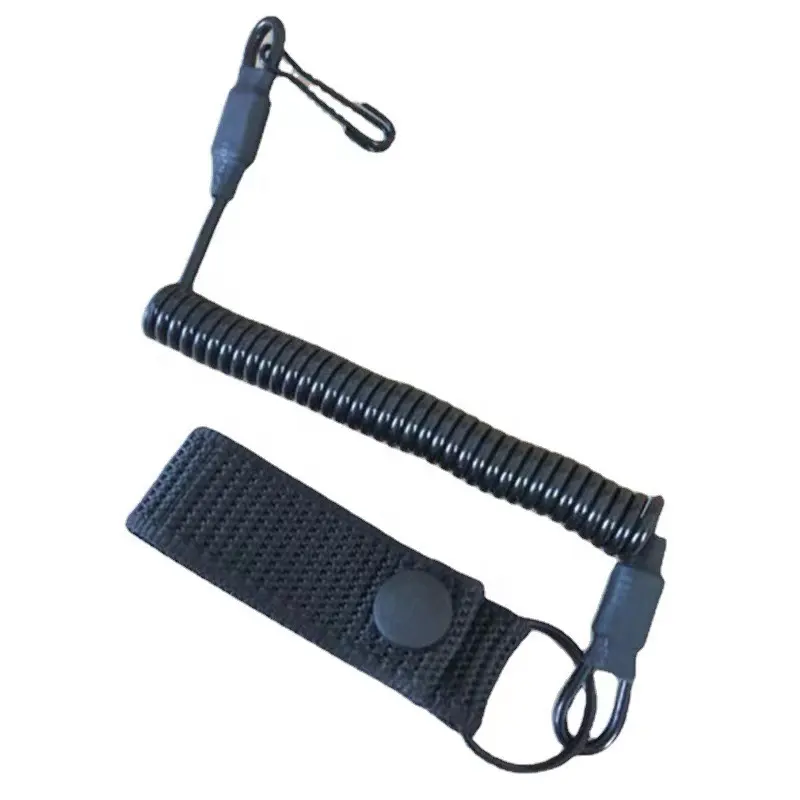YAKEDA Nylon Outdoor Tactical Gear Combat Training Anti Lost Snap Button Strap Heavy Duty Elacstic Tactical Sling
