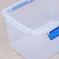 Ensemble de contenants de stockage alimentaire en plastique sans BPA avec couvercles hermétiques, plusieurs tailles pour l'organisation de la cuisine et du garde-manger à la maison