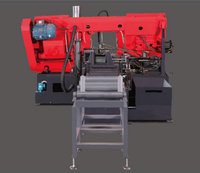 Scie à ruban CNC entièrement automatique pour couper les métaux Machine de découpe mentale intelligente et horizontale avec pince hydraulique