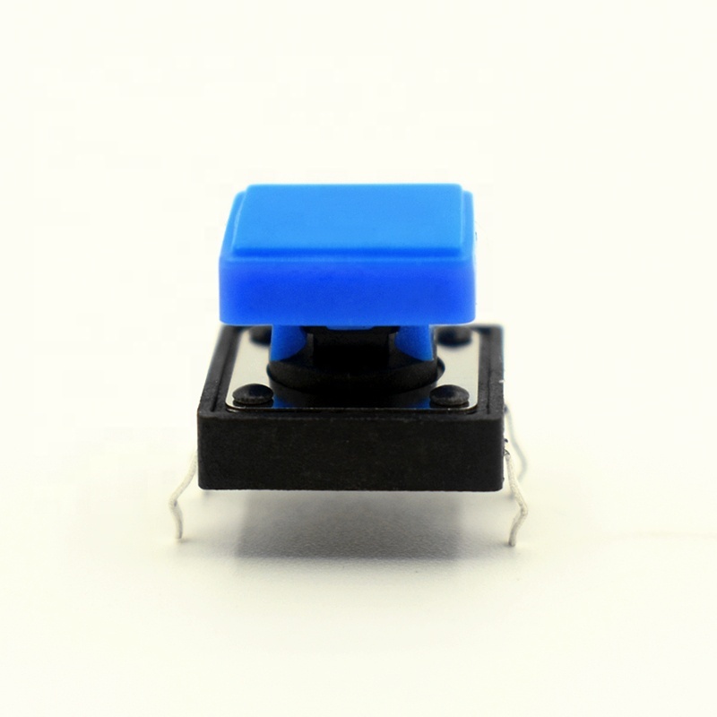 80-Piece Tactile Push Button Switch Set, 12x12x7.3mm 4-Pin SMD Momentary Switches With 5 Color Caps, For PCB Prototyping & Electronics