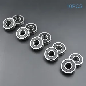 Roulements 608/606/607/609/625/626/627/628 2RS ABEC 7, alésage 5-9mm, roue à rouleaux, lubrifiés et scellés, 10 pièces - Product Image 4