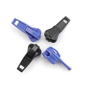 Plastic Puller Slider Zip Runner Custom Zipper Slider Puller For Bag Garment Auto Lock POM Plastic Slider Zipper Pull Tabs