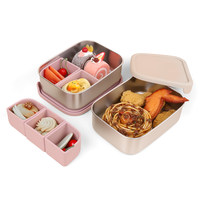 Venditore caldo per uso alimentare contenitore per alimenti in acciaio inossidabile scatola per il pranzo Bento ermetico scatola per il pranzo portatile in acciaio inossidabile