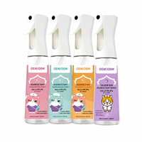 Spray désodorisant bio-enzymatique sans alcool pour animaux de compagnie, éliminateur naturel de taches et d'odeurs d'urine à base d'enzymes actives, spray de toilettage pour animaux de compagnie personnalisé OEM