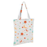Sac fourre-tout en toile de coton personnalisable, écologique, à motif de dessin animé, pour femmes, avec une longue poignée, résistant et de grande capacité