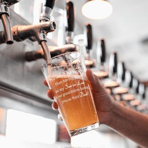 15 once di birra da una pinta di vetro "l'unica cosa migliore per avere <span class=keywords><strong>il</strong></span> mio bicchiere da bere" regalo di compleanno di Natale per <span class=keywords><strong>il</strong></span> <span class=keywords><strong>genero</strong></span> - Product Image 4