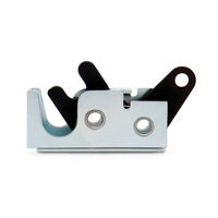 Loquet à bascule presse serrure mécanique dissimulée serrure à point unique serrure à loquet verticale loquet de tirage de porte rotative