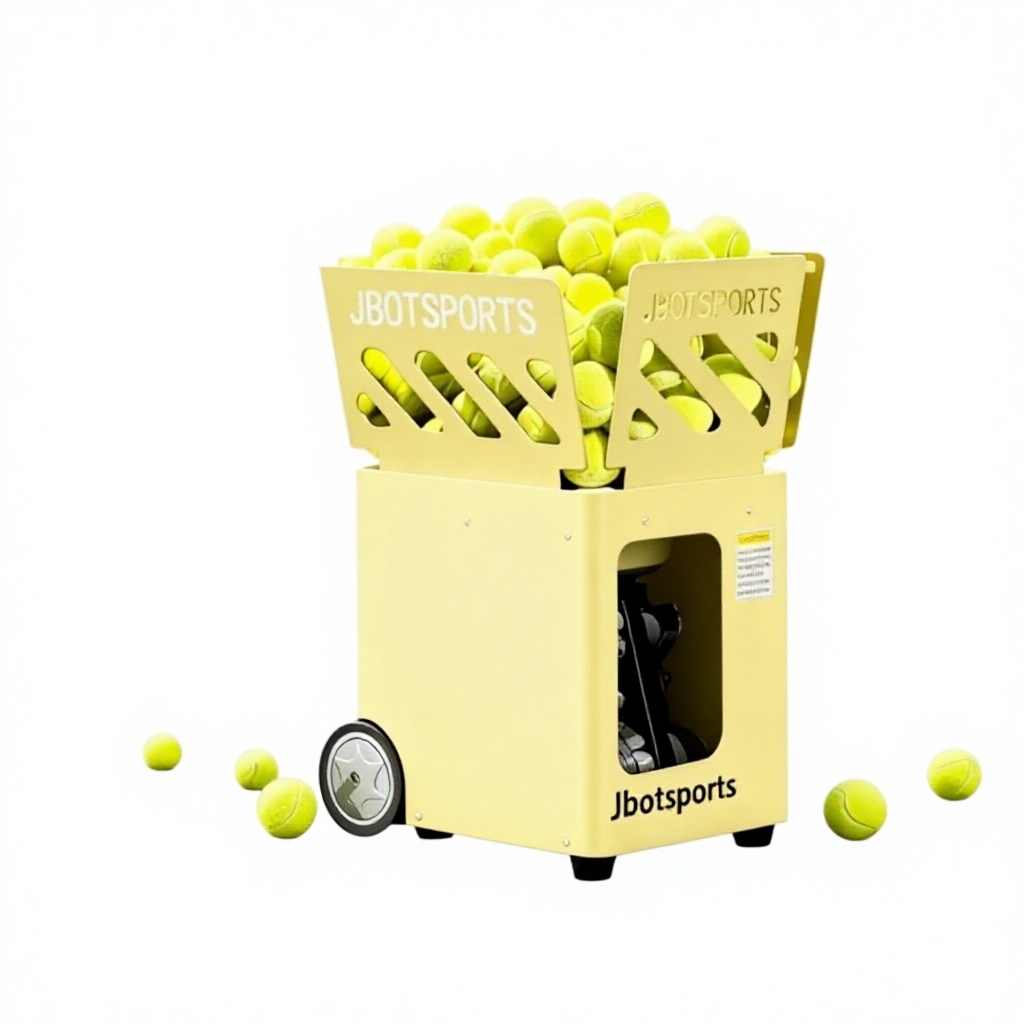 Professional Portable Durable Steel/ABS Plastic Tennis Ball Machine High Pressure 80-100 Balls 20-100KM/H for Home Club Training