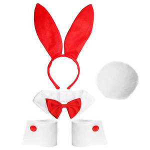 HLC ชุดโบว์หูกระต่ายชุดปาร์ตี้รูปสัตว์สำหรับปาร์ตี้ฮาโลวีน - Product Image 6