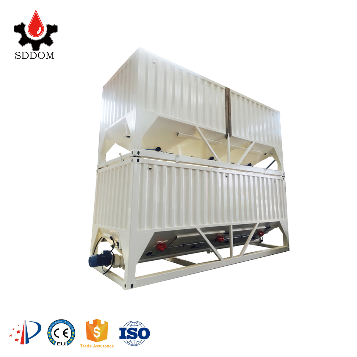 Контейнерный силос, Новое поступление, без основания, горизонтальный хранилище 30t, Штабелируемый силос