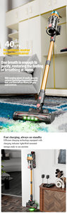 <span class=keywords><strong>Aspirateur</strong></span> à main à <span class=keywords><strong>tube</strong></span> télescopique 650W 29.6V personnalisé aspirateurs-balai sans fil légers haute puissance pour usage domestique - Product Image 4