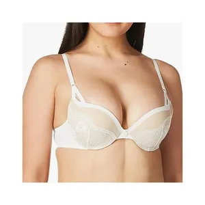 Hot Selling New Product Unique Sling Design 3/4 Cup Bra Decorated With Lace For Wholesale