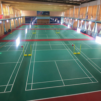 Revêtement de sol sportif Runsure en PVC résistant à l'usure, installation rapide pour salle de danse, solution de pose rapide, marché thaïlandais