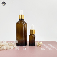 Bouteille d'acupuncture personnalisée, 30 ml, flacon compte gouttes en verre, rond, blanc, pour huile essentielle, avec pipette grade