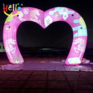 Arco de Amor Inflable Personalizable con Bomba de Aire Eléctrica y Multicolor para Decoración de Eventos - Product Image 2