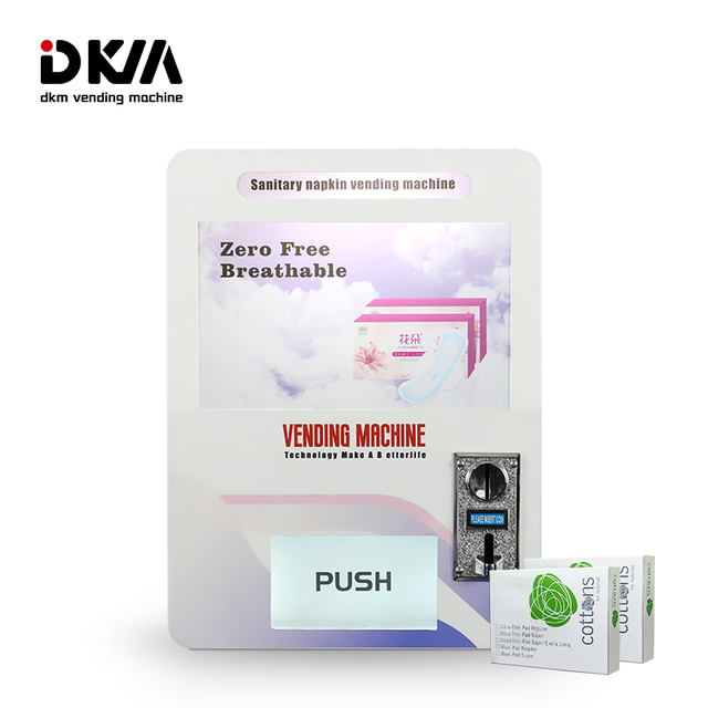 DKM Vending Automatic Mini Coin Operated Mini Sanitary Napkin Vending Machine in Schools