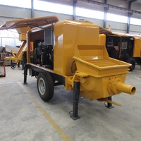 Pompe à béton diesel mini pour le coulage de béton, équipement de pompage de béton à vendre, prix usine