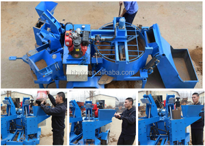 Boden zement ineinandergreifende Stampf ziegel maschine M7MI Block herstellungs maschine Kenia Preis - Product Image 6