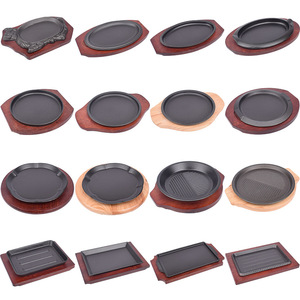 <span class=keywords><strong>Plaque</strong></span> à steak carrée en fonte, antiadhésive, livraison directe d'usine, grille - Product Image 6