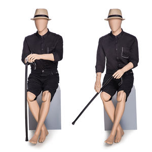 HM02-G Nude <span class=keywords><strong>Male</strong></span> Flexible Simulation Schaufenster puppe Ganzkörper Posing Frei bewegliche Gelenke Gelenk Schaufenster puppe - Product Image 5