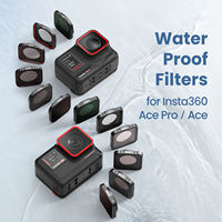 STY CPL UV ND8/16/32/64 Kit combo de filtres en verre trempé étanche pour Insta360 AcePro