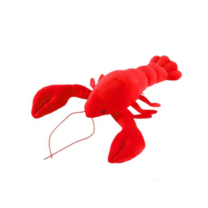 Personalizado al por mayor simulación mariscos cangrejo langosta juguetes de peluche accesorios para juegos de rol jugar supermercado compras - Product Image 1