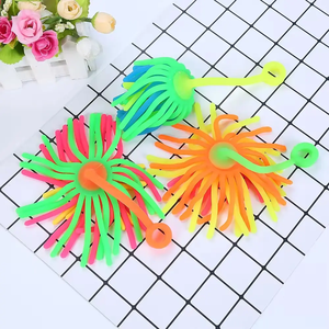2025 Factory TPR Elastic Toy Yoyo Noodle Toy String Stretch and Spin Stress Puffer Ball Toy for Children Promotional - Product Image 3