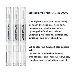 Vente chaude 4ml réparation des ongles avec stylo filmogène clair traitement des champignons des ongles d'acide undécylénique à haute teneur aucun dépôt nécessaire - Product Image 3