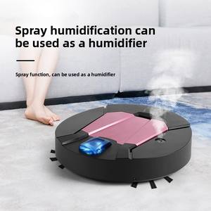 Aspiradora de barrido de doble uso húmedo y seco, trapeador 3 en 1, Robot de barrido inteligente, con carga USB aspiradora robótica, 1500mAh - Product Image 3