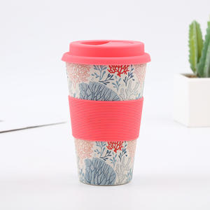 Fait sur commande <span class=keywords><strong>Réutilisable</strong></span> <span class=keywords><strong>Écologique</strong></span> En FIber De Bambou Biodégradable Tasses à Café - Product Image 3